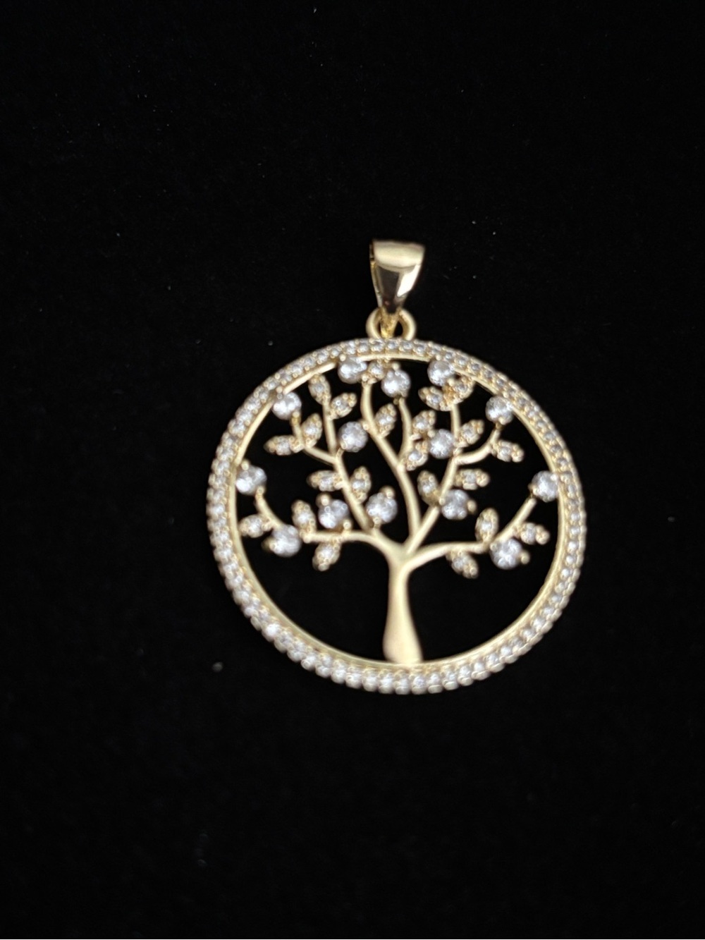 Gold plated Tree of Live Pendant